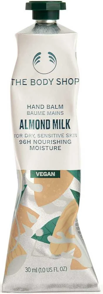 The Body Shop Almond Milk Hand Balm migdolų pieno rankų balzamas, 30 ml