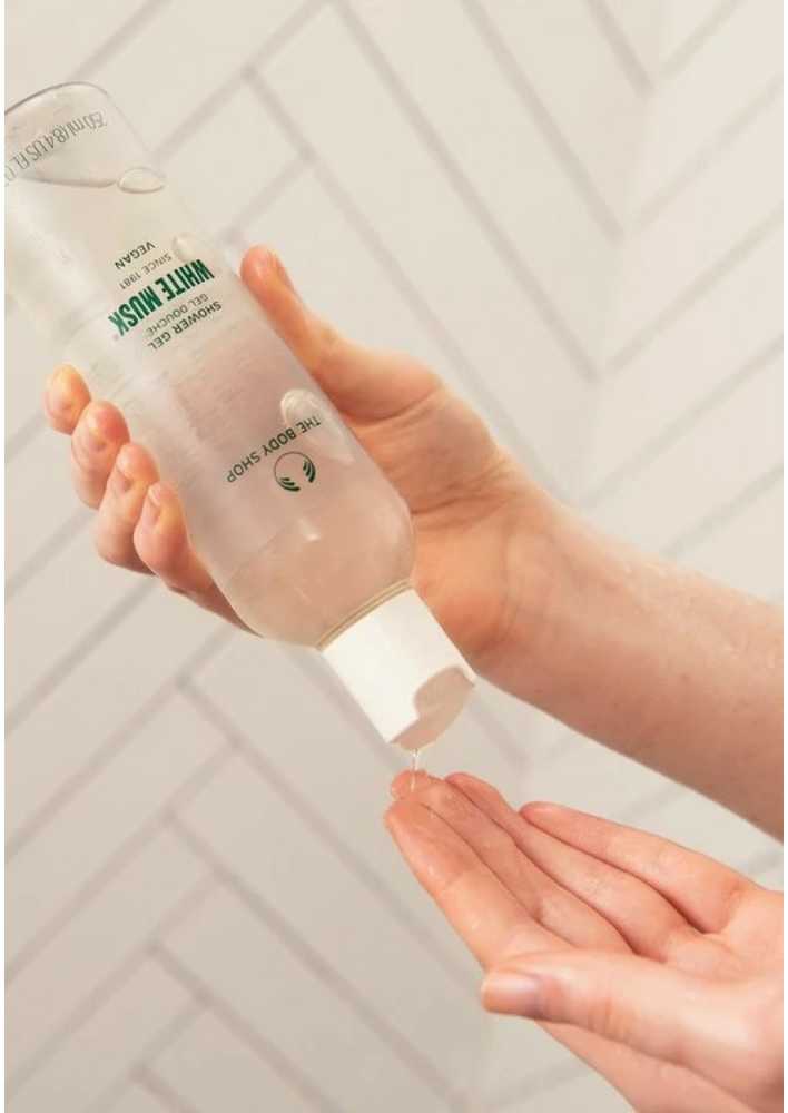 The Body Shop Baltas Musk dušo želė, 250 ml