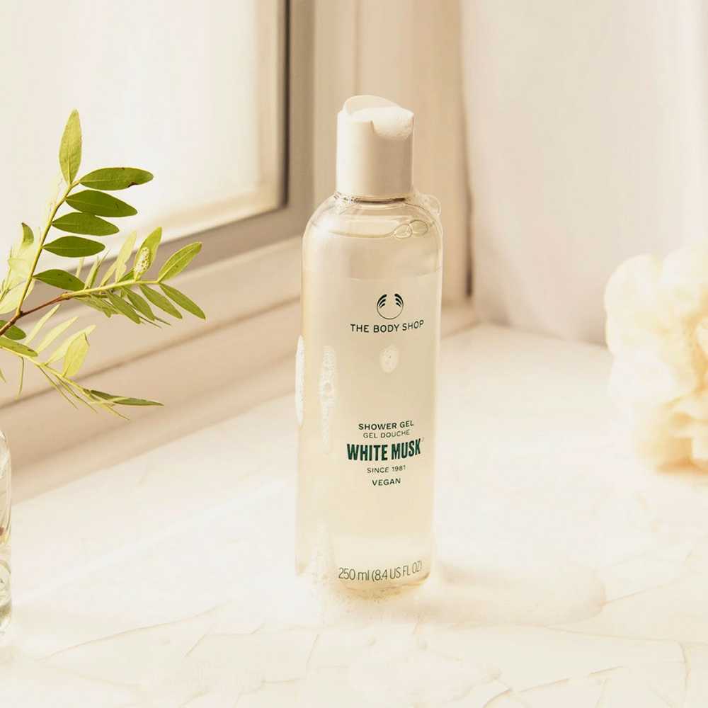 The Body Shop Baltas Musk dušo želė, 250 ml