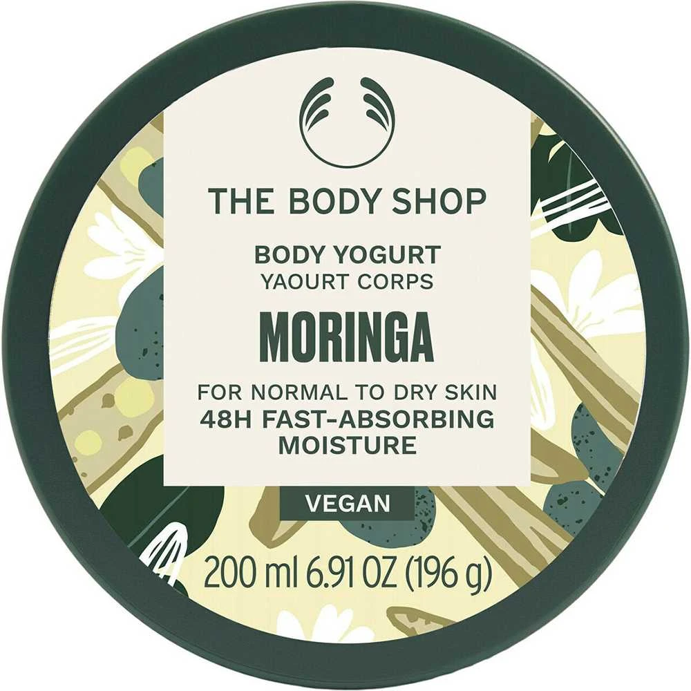 „The Body Shop“ moringos kūno jogurtas (kūno jogurtas), 200 ml