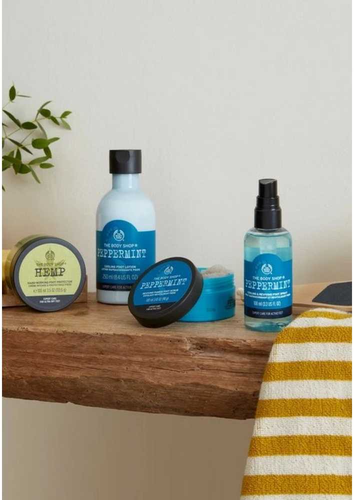 The Body Shop Peppermint foot scrub, 100 ml