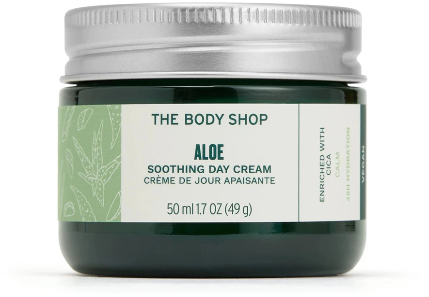 „The Body Shop“ raminamasis dieninis kremas su alaviju, 50 ml