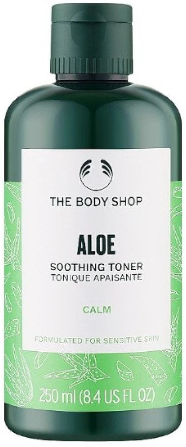 "The Body Shop" raminamasis tonikas jautriai odai "Aloe" (raminamasis tonikas) 250 ml