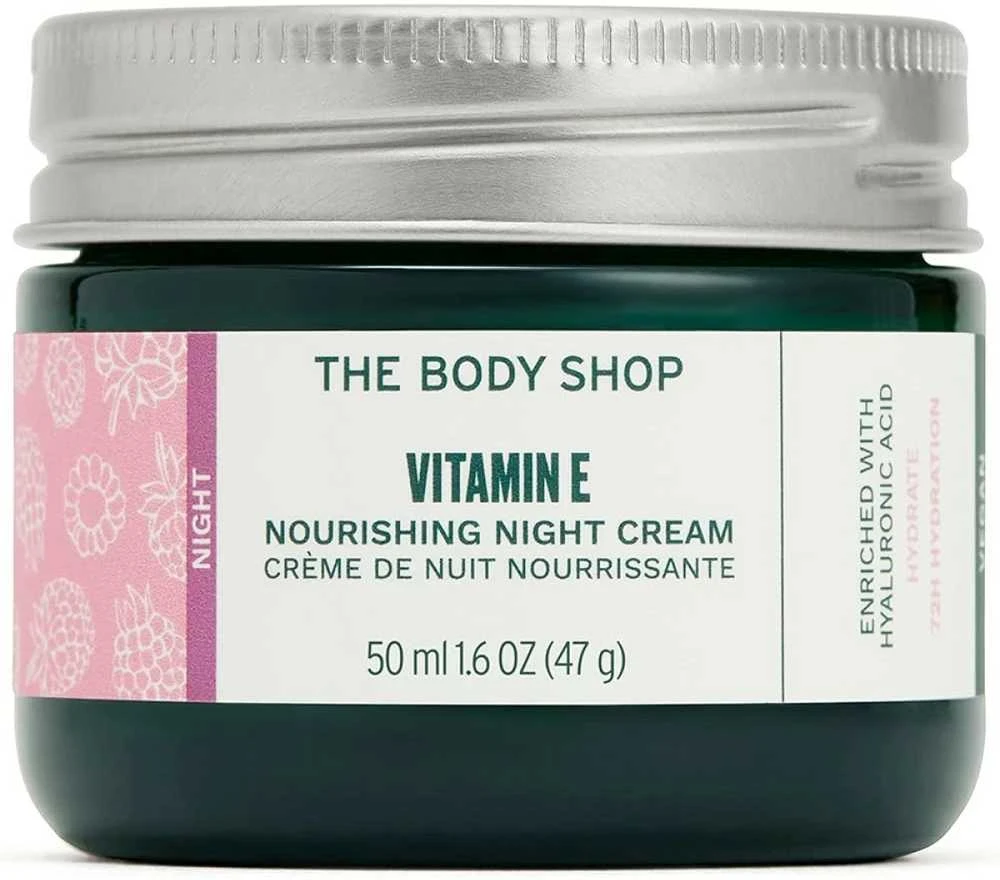„The Body Shop“ vitamino E naktinis kremas, 50 ml