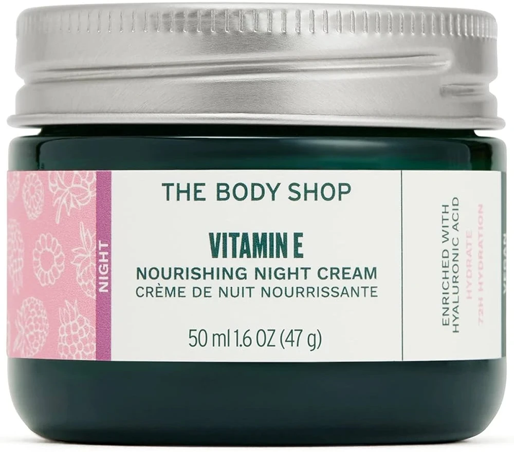 „The Body Shop“ vitamino E naktinis kremas, 50 ml