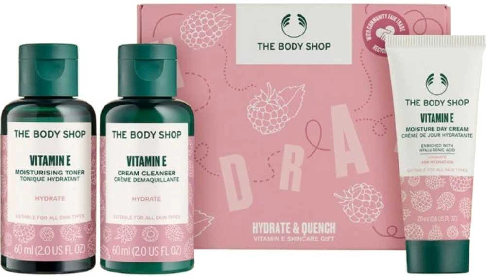 „The Body Shop“ vitamino E odos priežiūros dovanų rinkinys