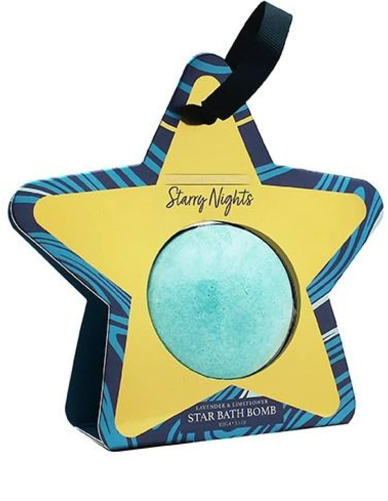 The Indulgent Bathing Co. Starry Nights Star Bath Bomb vonios bomba, 100 g