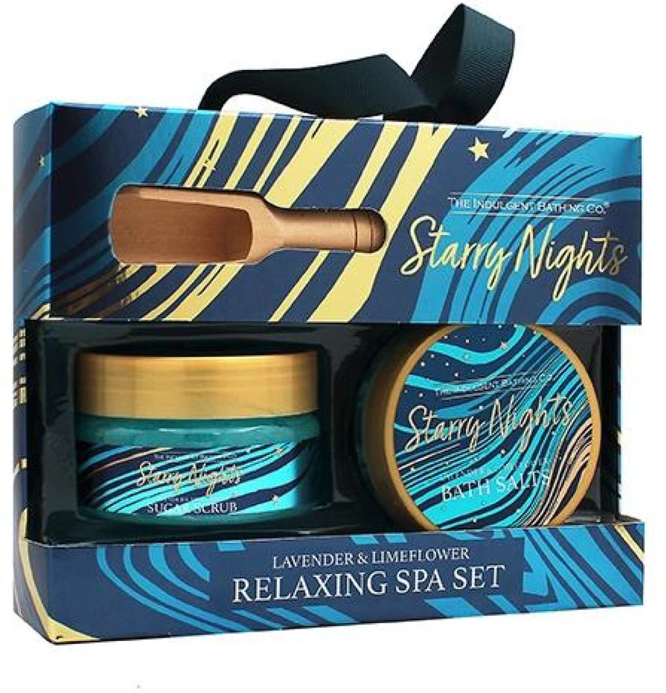 The Indulgent Bathing Co. Starry Nights SET (Peeling 135 g + Bath Salts 105 g)