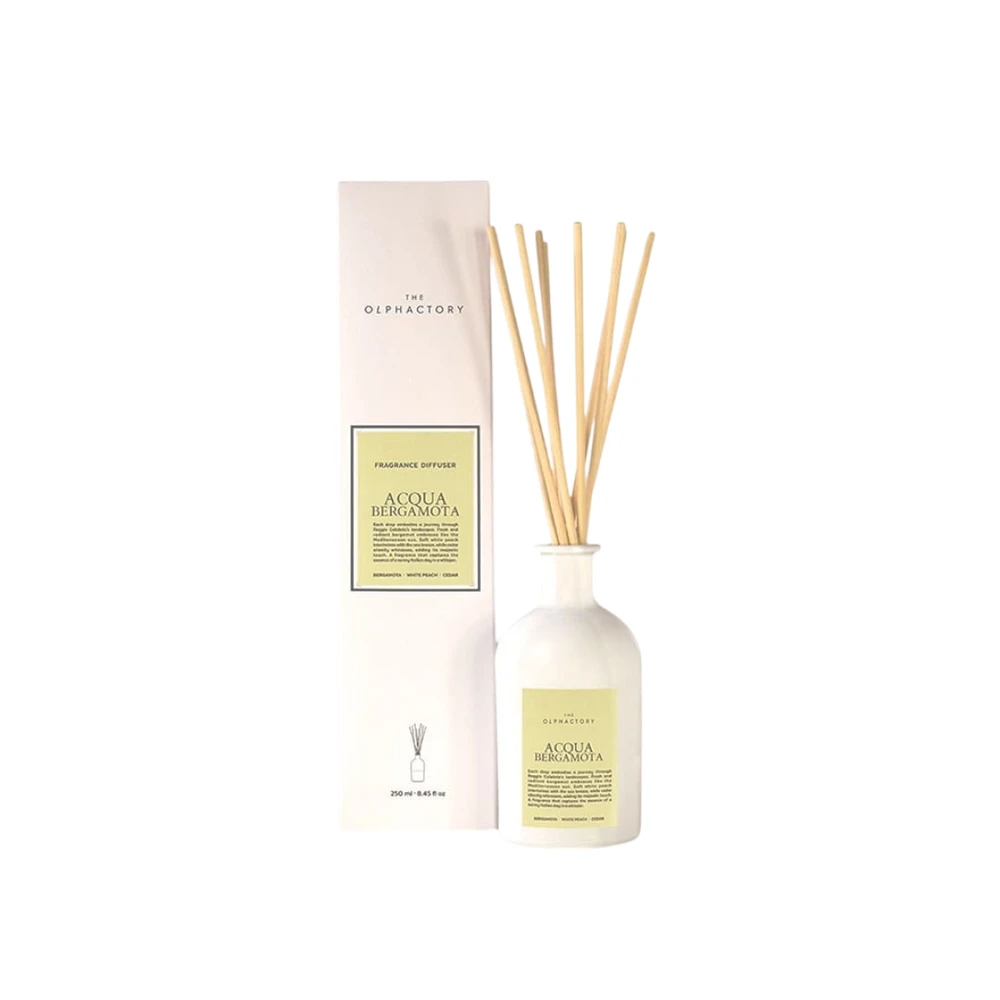 The Olphactory Acqua Bergamota Fragrance Sticks Aroma Reed Diffuser, 500 ml