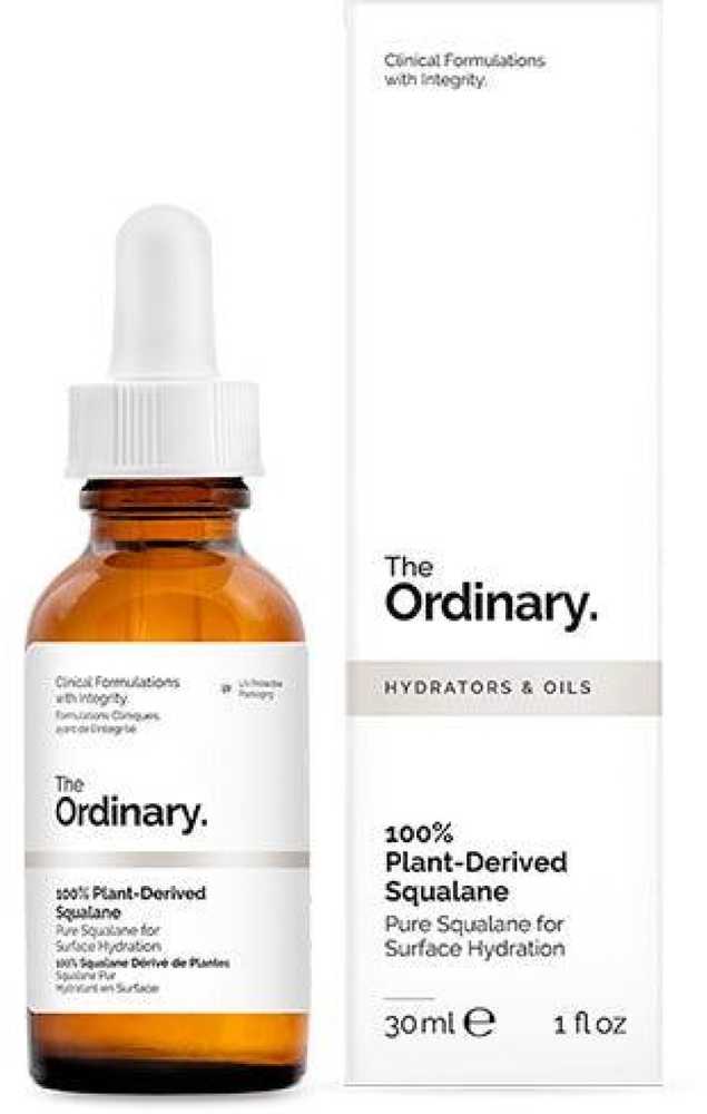 The Ordinary 100% Plant-Derived Squalane drėkinamasis veido serumas su skvalanu, 30 ml