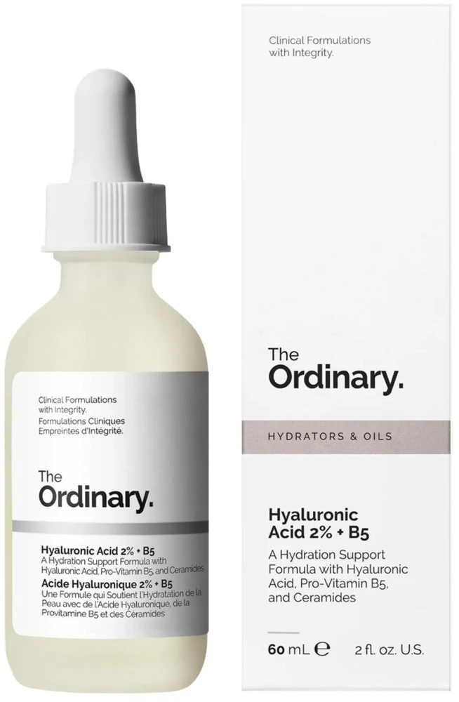 The Ordinary Hyaluronic Acid 2% + B5 drėkinamasis serumas veidui, 60 ml