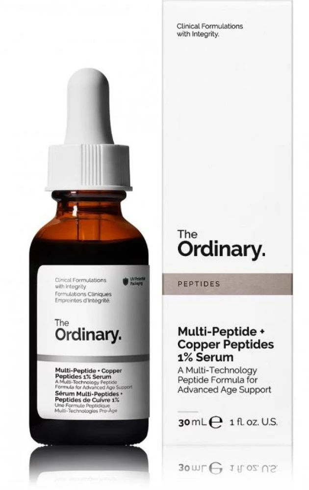 The Ordinary Multi-Peptide + Copper Peptides 1% serumo veido serumas, 30 ml