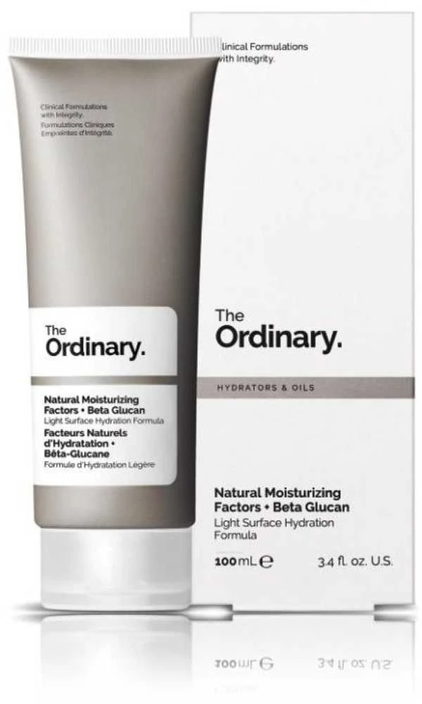 The Ordinary Natural Moisturizing Factors + Beta Glucan drėkinantis veido gelis, 100 ml