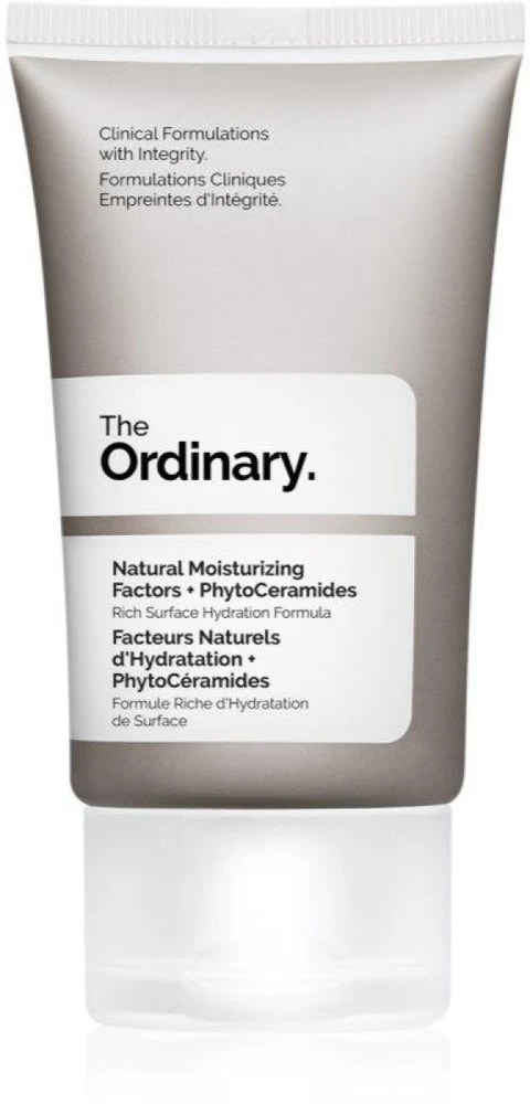 The Ordinary Natural Moisturizing Factors + PhytoCeramides maitinantis ir drėkinantis veido kremas sausai odai, 30 ml