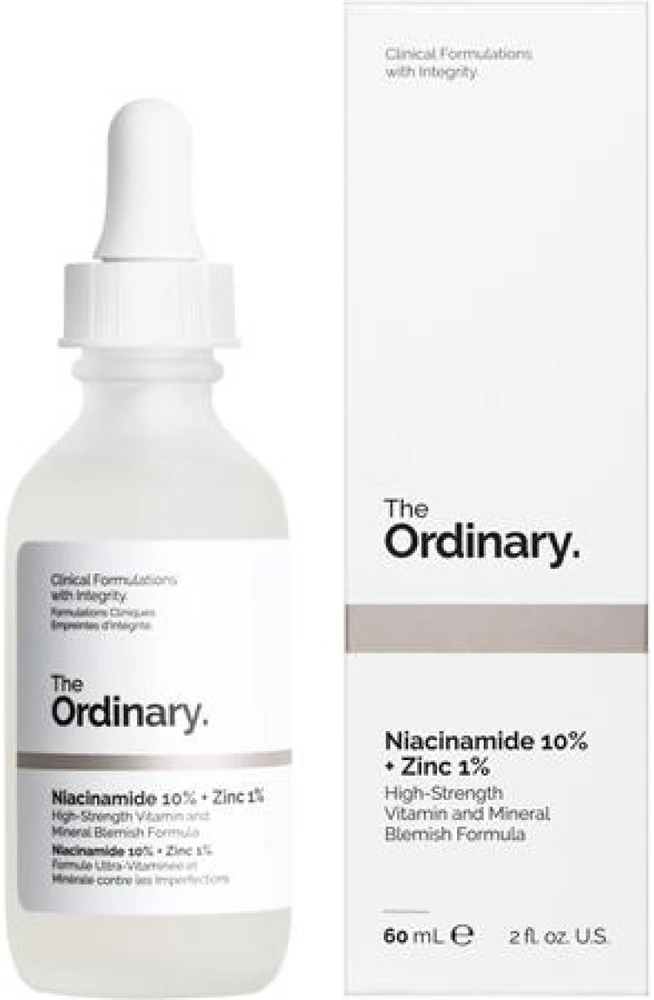 The Ordinary Niacinamide 10% + Zinc 1% veido serumas, 60 ml