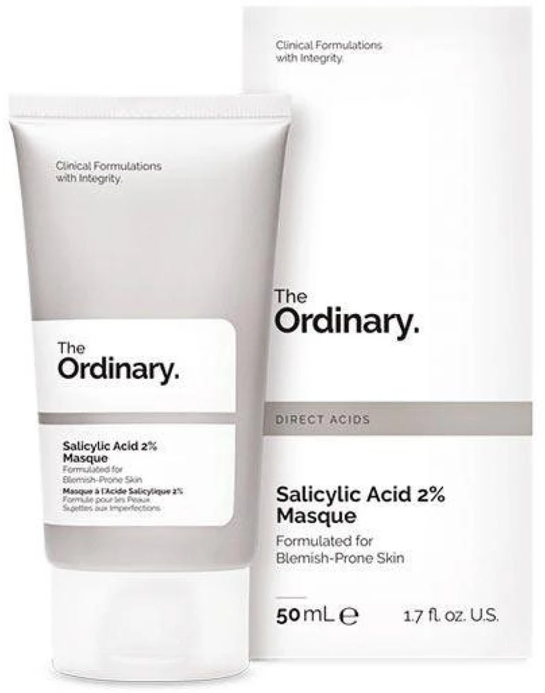 The Ordinary Salicylic Acid 2% Masque valomoji veido kaukė su salicilo rūgštimi, 50 ml