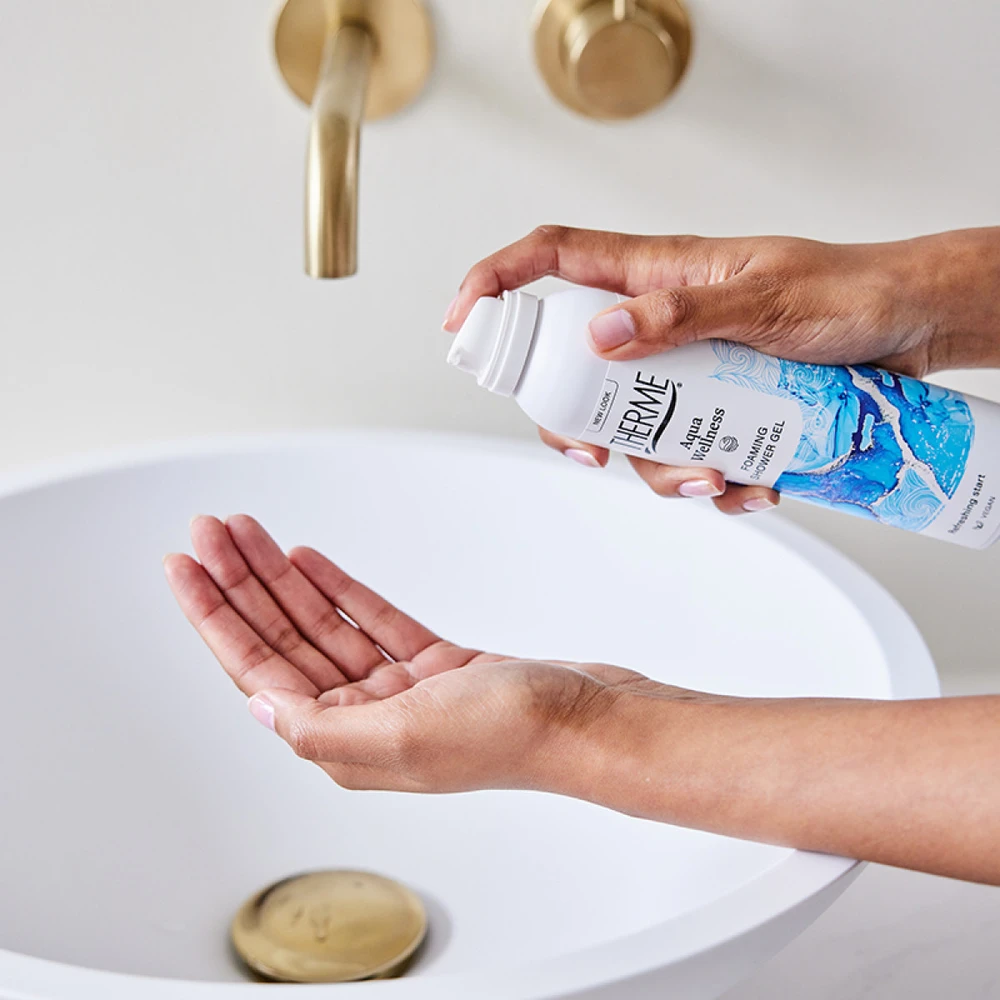 Therme aqua wellness dušo putos, 200 ml
