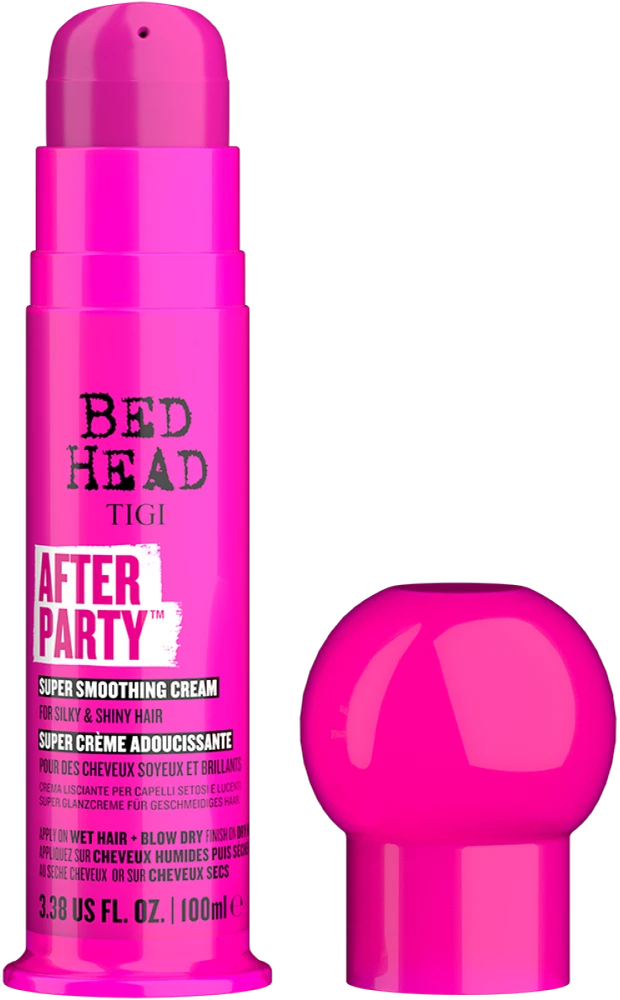 TIGI Bed Head After Party Smoothing Kreminis glotninamasis kremas plaukų blizgesiui ir švelnumui užtikrinti, 100 ml