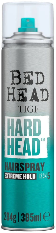 Tigi Bed Head Tigi Bad Head Hard Head Hairspray stiprios fiksacijos plaukų lakas, 385 ml