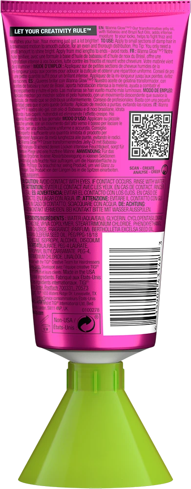 Tigi Bed Head Wanna Glow Hydrating Jelly Oil drėkinamasis aliejinė želė plaukams, 100 ml