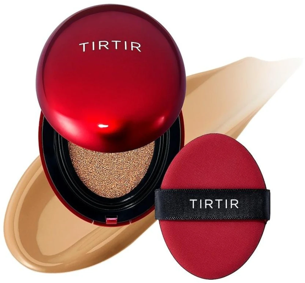 Tirtir Mask Fit Raudona Cushion SPF 40 PA++ makiažo pagrindas-pagalvėlė, atspalvis: 30N Rich Honey, 18 g