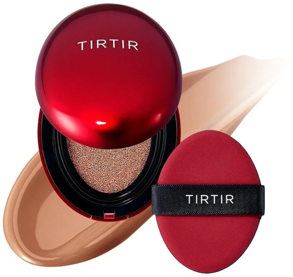 Tirtir Mask Fit Raudona Cushion SPF 40 PA++ makiažo pagrindas-pagalvėlė, atspalvis: 34C Amber, 18 g