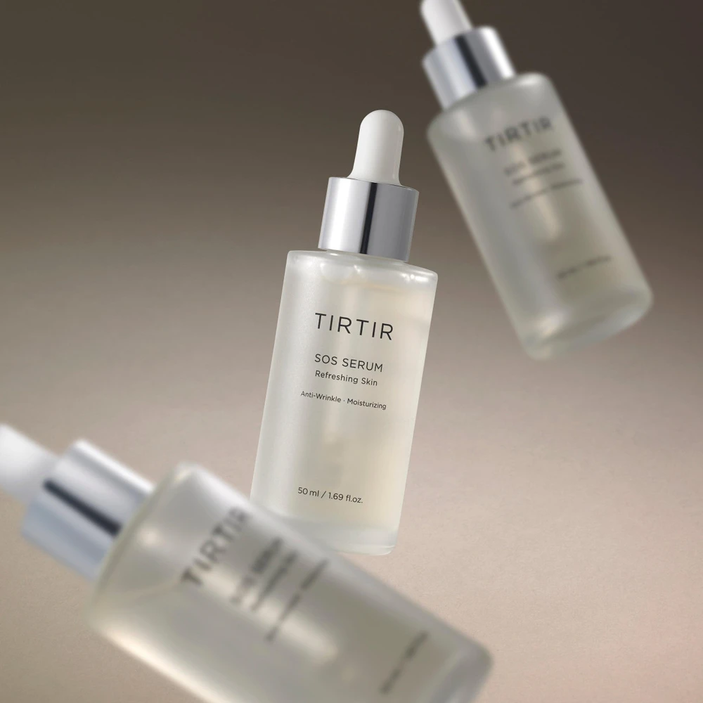 TIRTIR SOS Serum Intensyviai drėkinantis atkuriamasis veido serumas, 50 ml