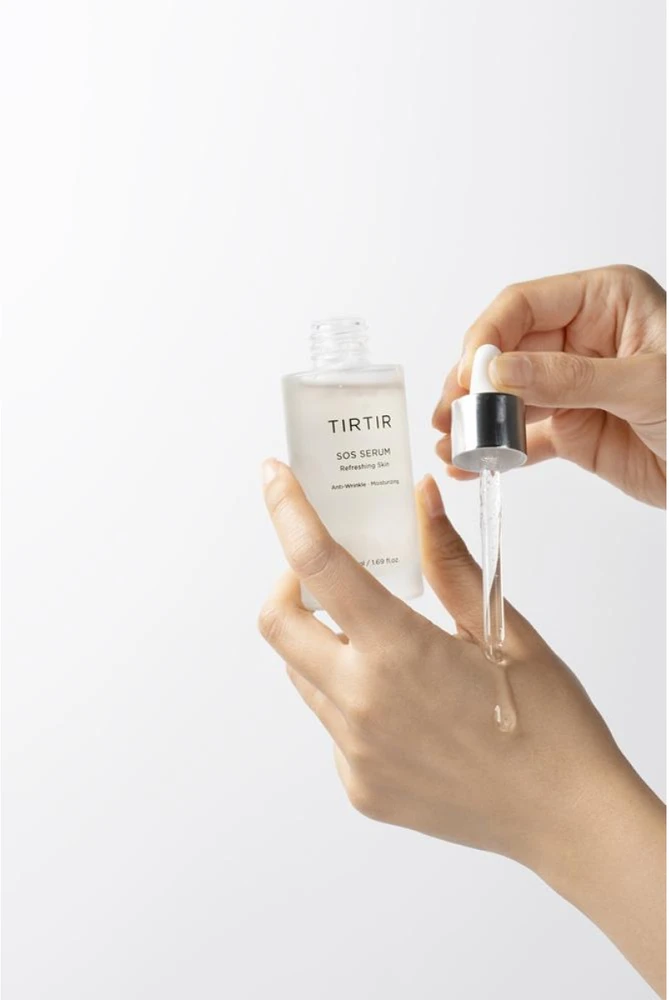 TIRTIR SOS Serum Intensyviai drėkinantis atkuriamasis veido serumas, 50 ml