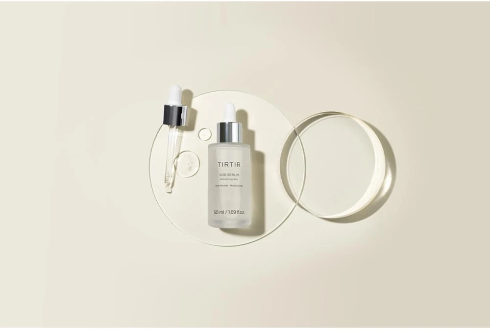 TIRTIR SOS Serum Intensyviai drėkinantis atkuriamasis veido serumas, 50 ml