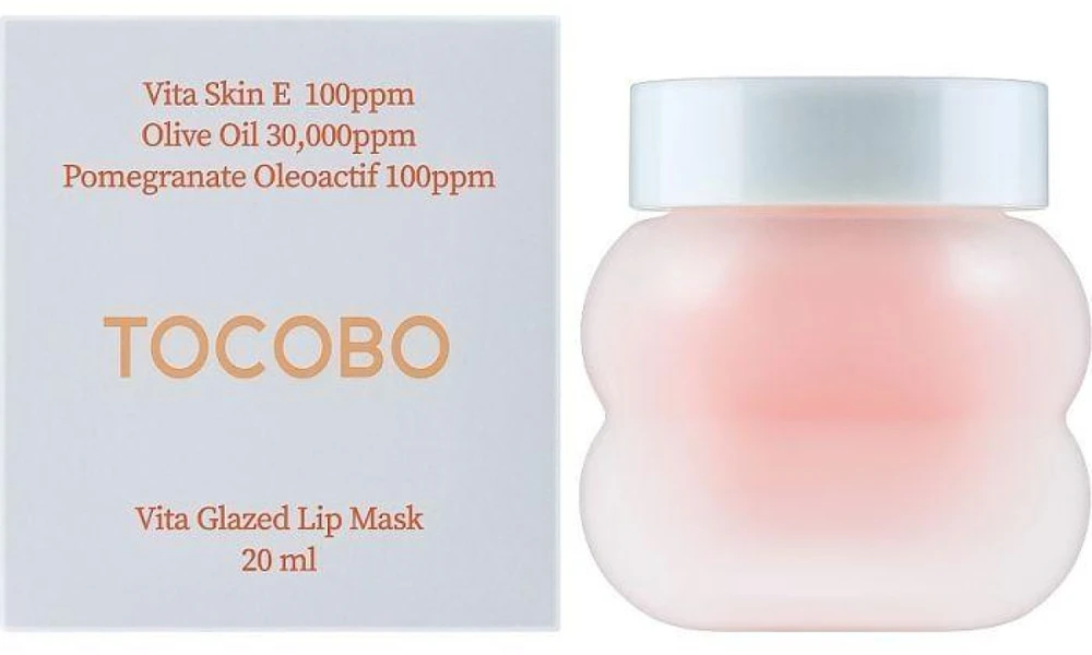 Tocobo Vita Glazed Lip Mask lūpų kaukė, 20 ml