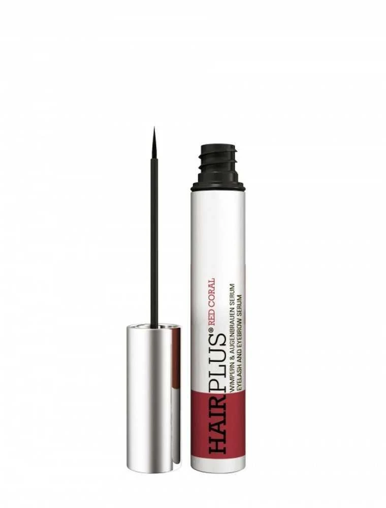 Tolure Cosmetics Veganiškas serumas blakstienoms ir antakiams Hair plus Raudona Coral 3 ml