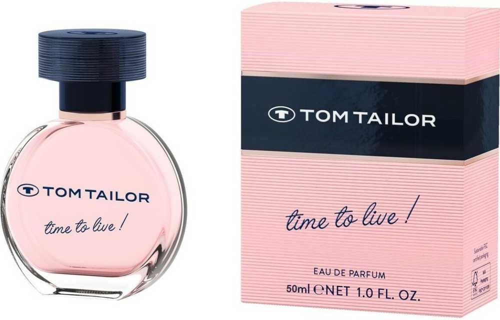 Tom Tailor Time To Live! EDP parfumuotas vanduo moterims, 50 ml