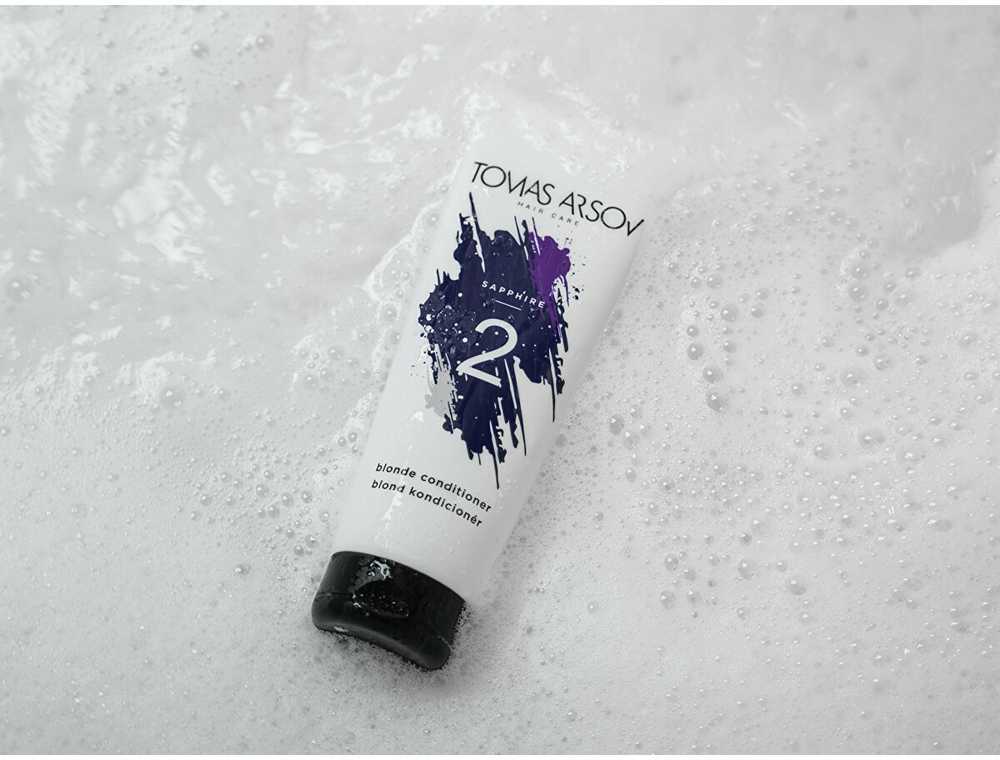 Tomas Arsov Kondicionierius šviesiems, šviesintiems ir šviesintiems plaukams "Sapphire" ("Skirtas šviesiems plaukams Conditioner") 250 ml