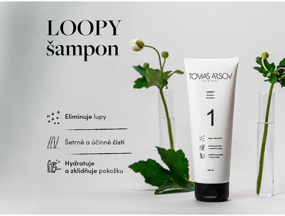 Tomas Arsov "Loopy" šampūnas (šampūnas) 250 ml