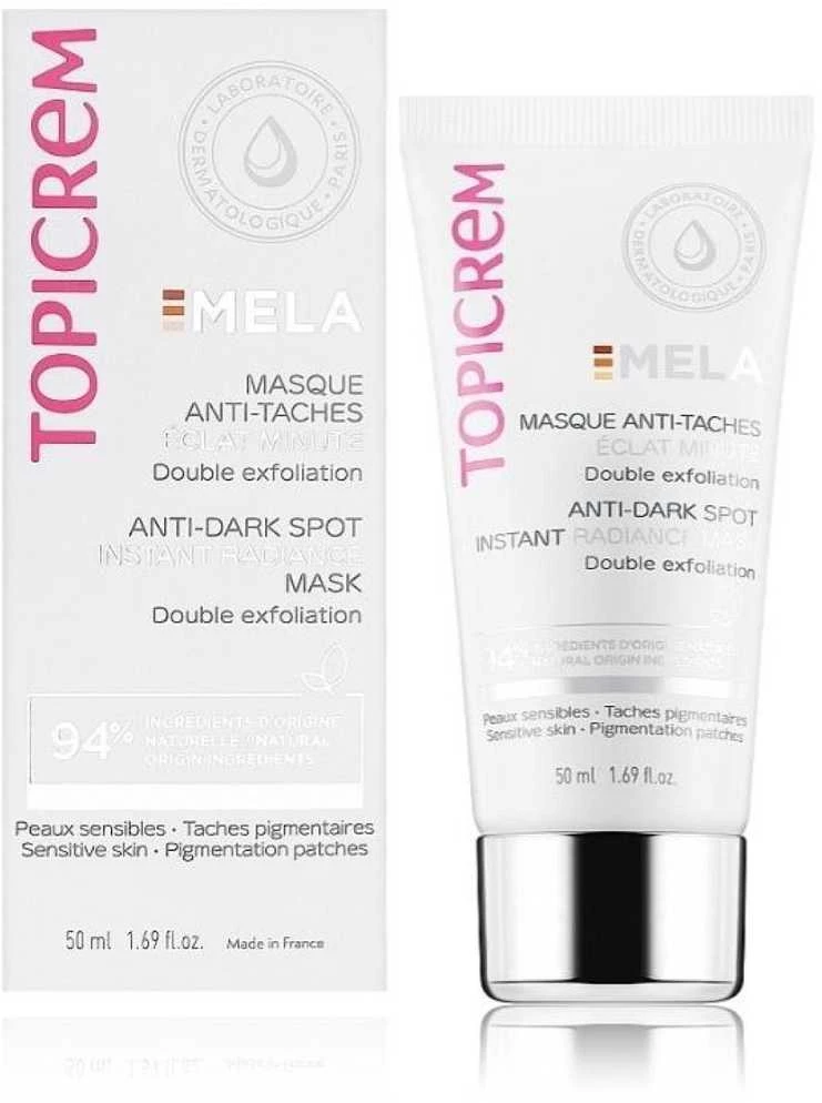 Topicrem MELA Anti-Dark Spot Instant Radiance Mask skaistinanti veido kaukė, 50 ml