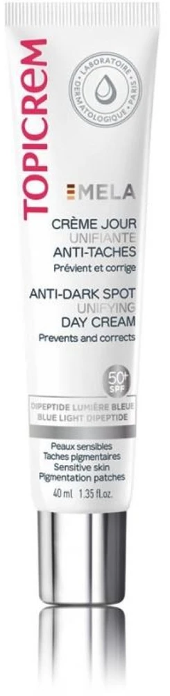 Topicrem MELA korekcinis dieninis kremas SPF 50 - korekcinis dieninis kremas - 40 ml