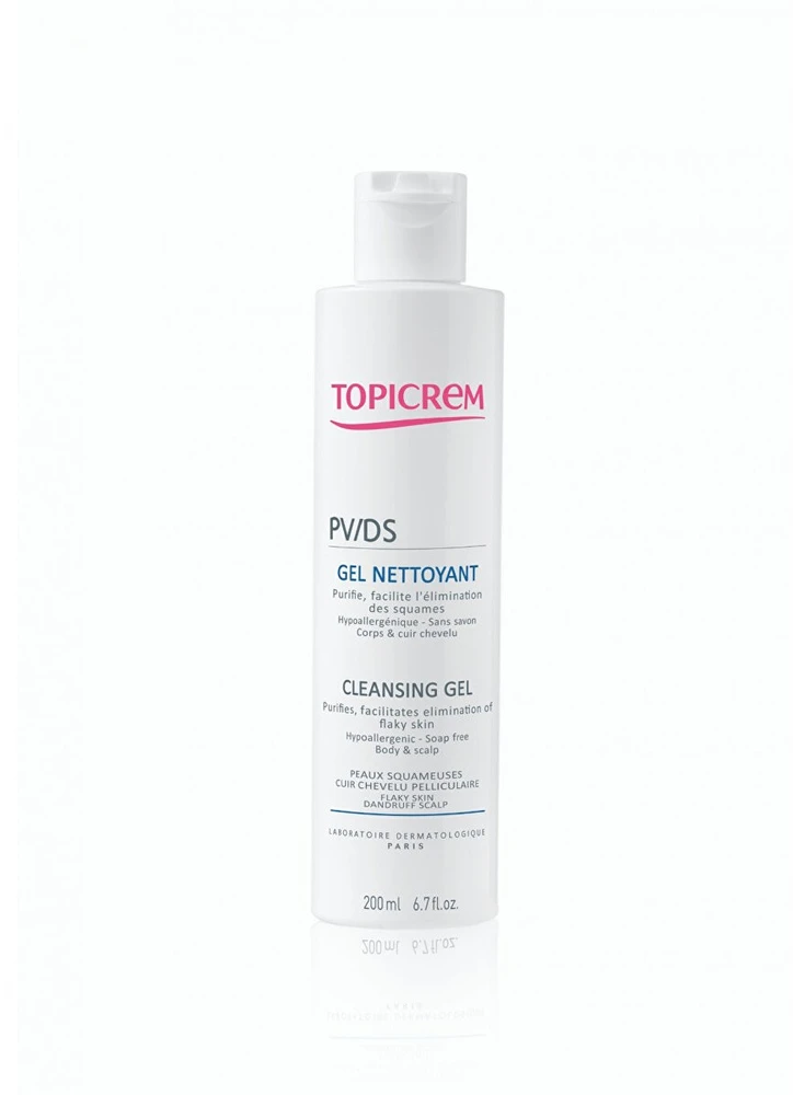 Topicrem valomasis gelis kūnui ir galvos odai PV/DS (Clean sing Gel), 200 ml