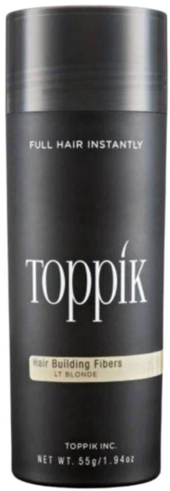 Toppik Hair Building Fibers atspalvį suteikianti priemonė plaukams, atspalvis: Light Skirtas šviesiems plaukams, 55 g