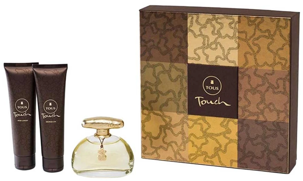 "Tous Touch" tualetinio vandens purškiklis 100 ml, 3 dalių rinkinys