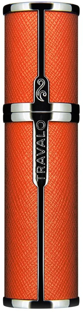 Travalo Milano Oranžinis pildomas kvepalų buteliukas (atomaizeris), 5 ml