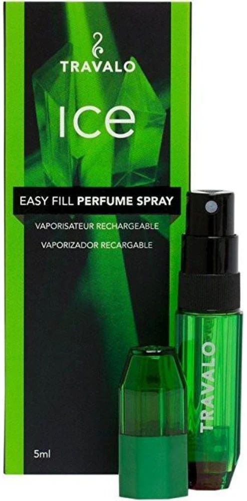 Travalo Perfume Pod Ice – daugkartinio naudojimo kvepalų purkštuvas, Žalias, 5 ml