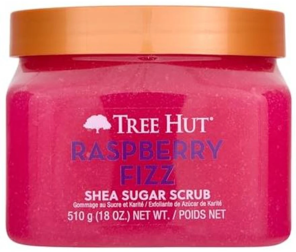 Tree Hut Raspberry Fizz Shea Sugar Scrub kūno šveitiklis, 510 g