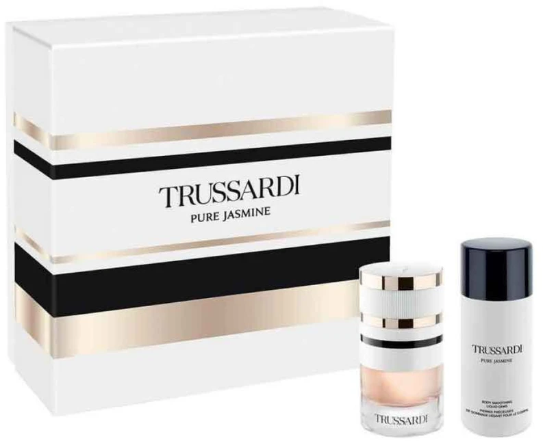 Trussardi Pure Jasmine rinkinys moterims (EDP, 60 ml + kūno šveitiklis, 125 ml)