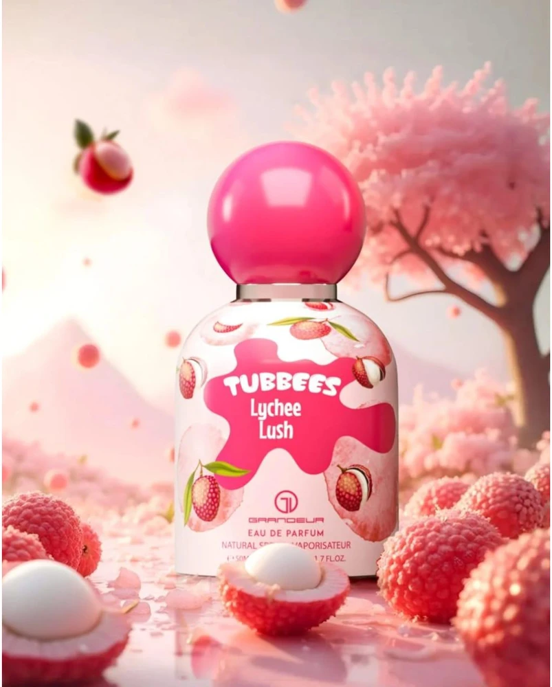Grandeur Tubbees Lychee Lush EDP parfumuotas vanduo unisex, 50 ml