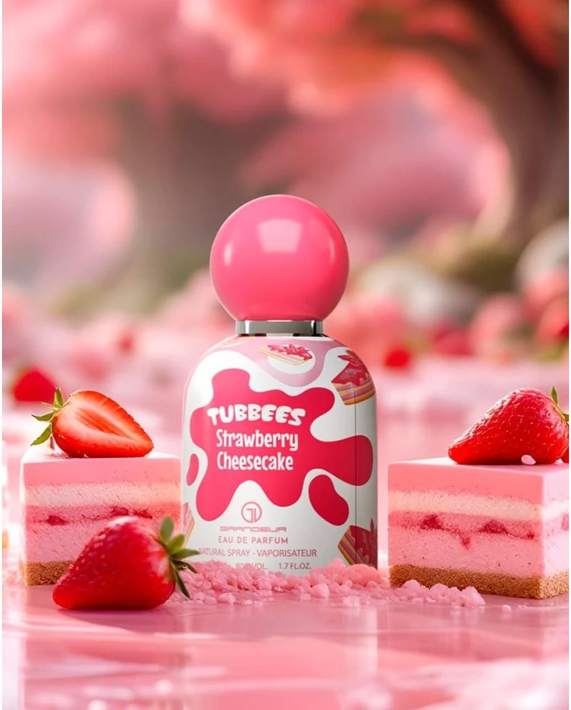 Grandeur Tubbees Strawberry Cheesecake EDP parfumuotas vanduo unisex, 50 ml