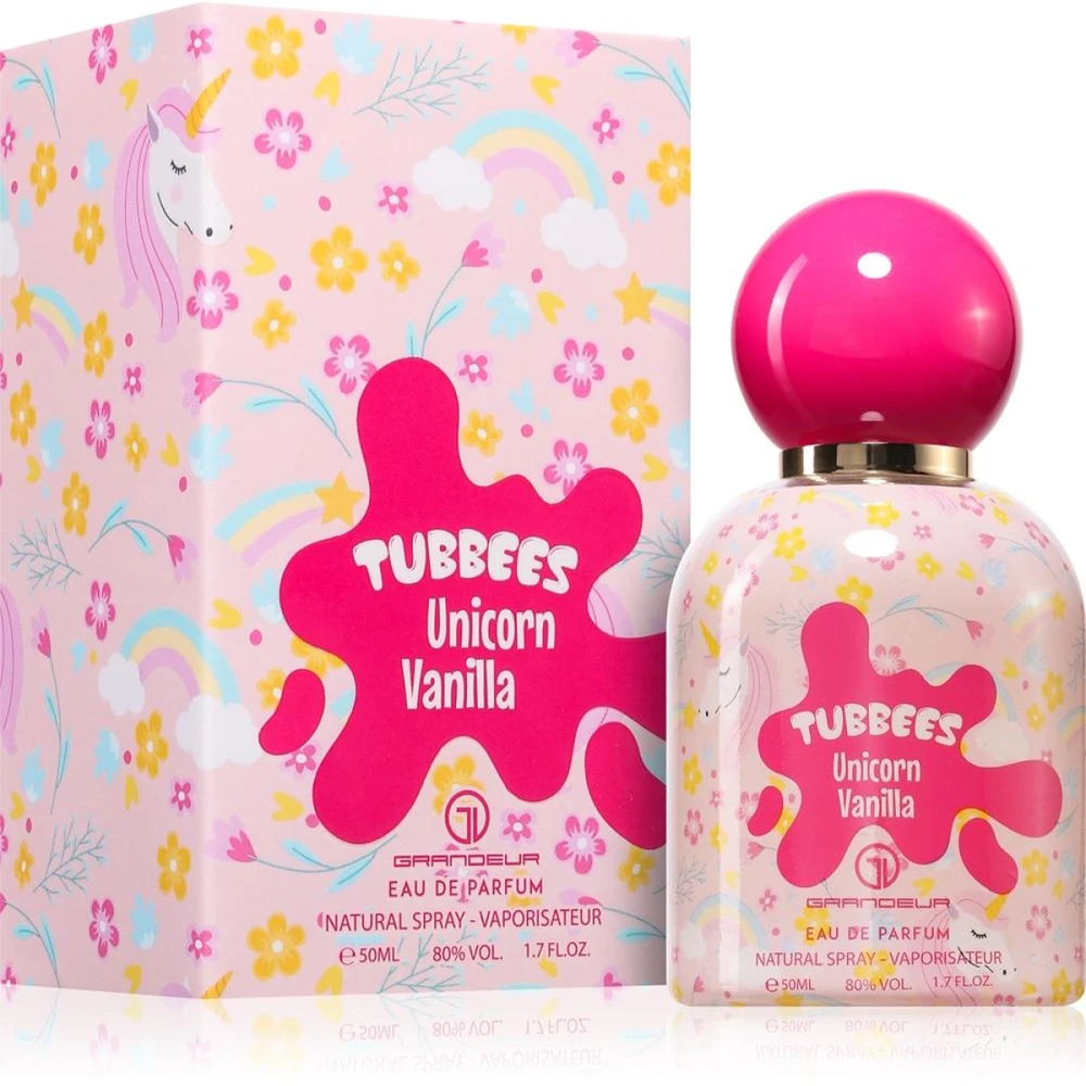 Grandeur Tubbees Unicorn Vanilla EDP parfumuotas vanduo unisex, 50 ml