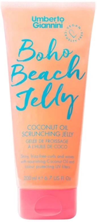 Umberto Giannini Boho Beach Jelly Hair Styling Gel Curl Definition & Frizz Control Medium, 200 ml