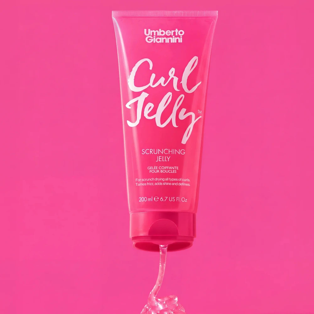 Umberto Giannini Curl Jelly Scrunching Jelly plaukų formavimo gelis, 200 ml