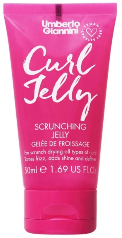Umberto Giannini Curl Jelly Hair Styling Gel Curl Definition & Frizz Control Medium Hold, 50 ml