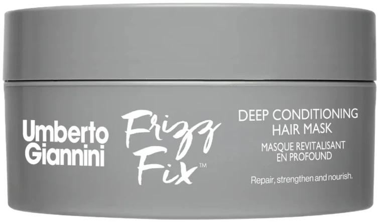 Umberto Giannini Frizz Fix Hair Treatment Kreminis Mask Minkštinantis ir glotninantis & maitininantis, 200 ml